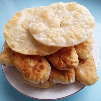 Жареные пирожки с картошкой по-казахски - рецепт с фото