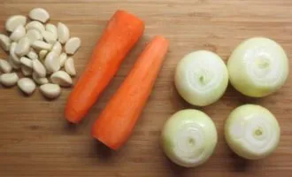 Морковь лук чеснок