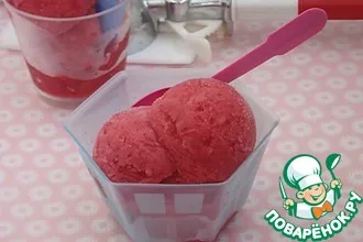 Рецепт: Фруктово-ягодное мороженое на агар-агаре