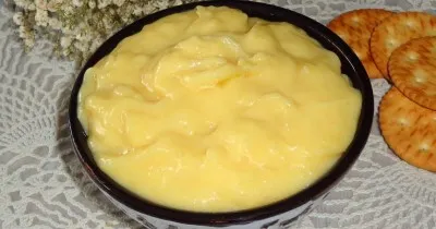 Заварной крем для торта на желтках и молоке