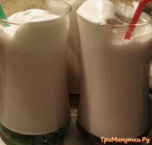 Как сделать молочный коктейль из готового полуфабриката 