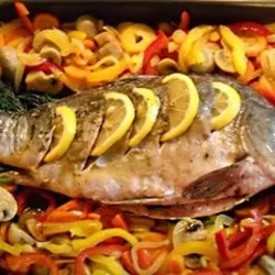 Овощи запеченные с рыбой в духовке рецепты пошагово