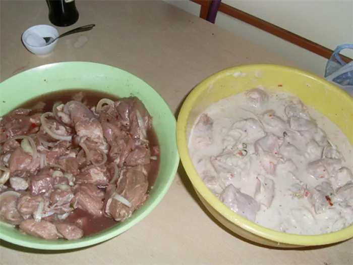 Фото маринованного мяса