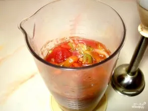 Быстрый томатный суп с креветками - фото шаг 3