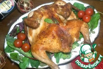 Рецепт: Цыпленок, запеченный в духовке