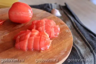 Паста с креветками в томатном соусе, Шаг 04