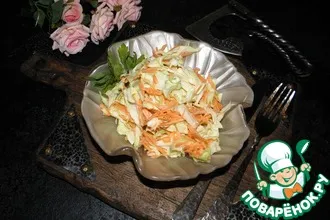 Рецепт: Салат из капусты с морковью Коулслоу