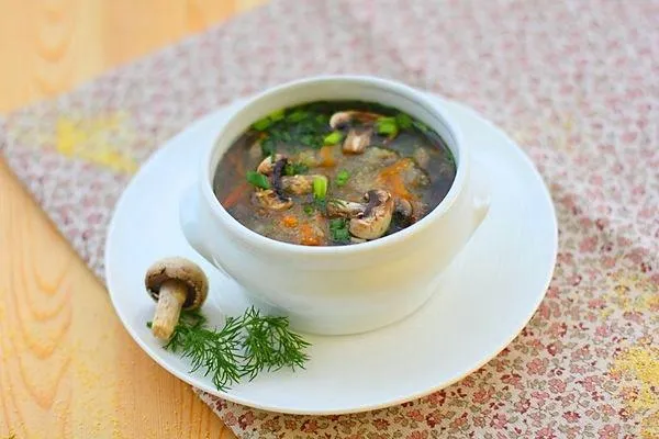 вкусный грибной суп