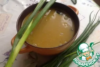 Рецепт: Суп из сушёных грибов с сыром