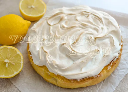 Лимонный тарт с меренгой рецепт с фото