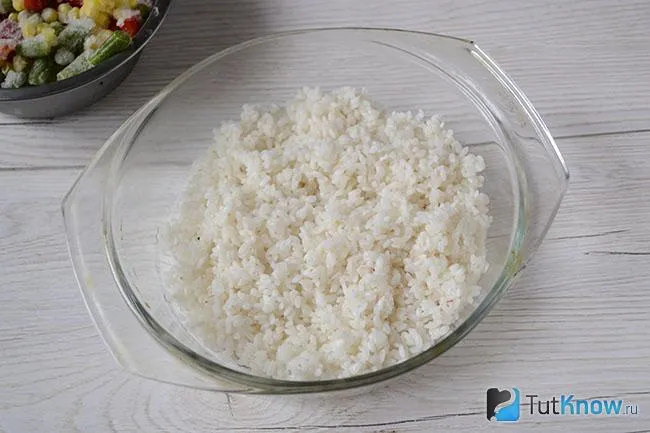 Промытая рисовая крупа