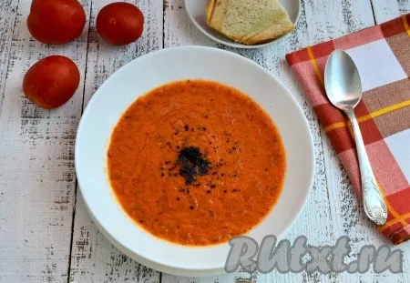 Итальянский томатный суп - фото шаг 1