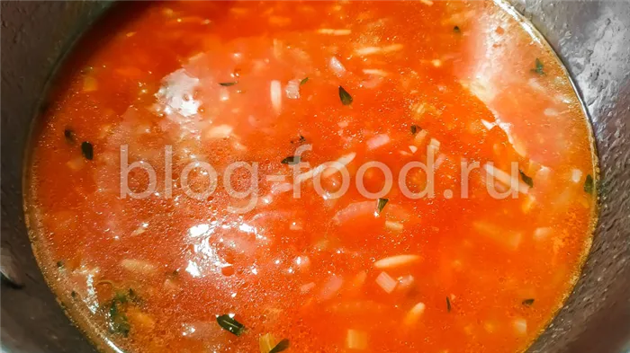 Итальянский томатный суп