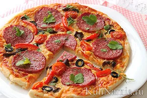Домашняя пицца рецепт с фото