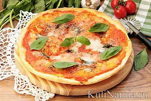 Рецепт настоящей итальянской пиццы Маргарита