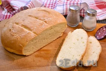 Домашний хлеб на сухих дрожжах в духовке