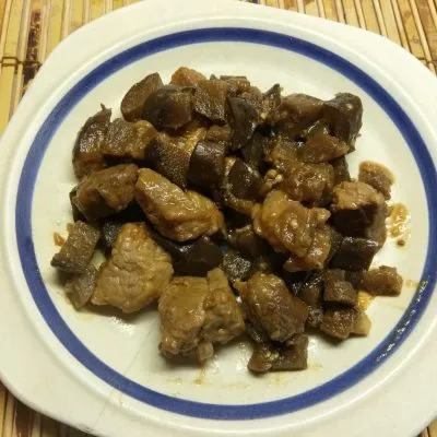 Рагу из свинины и баклажанов - рецепт с фото