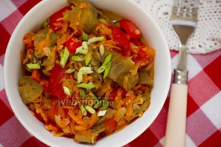 Фото рецепта Соте из печёных овощей