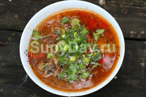 Национальный охотничий суп Кавказа - Шулюм