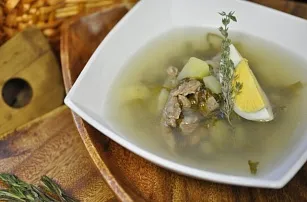 Суп щавелевый - фото блюда