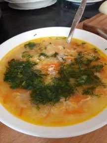 Суп с пшеном на говяжьем бульоне в мультиварке - рецепт с фото