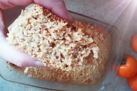 Ореховый бисквит из овсяной муки для тортов, пирожных без дрожжей