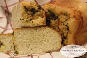 Чесночный хлеб в хлебопечке Мулинекс