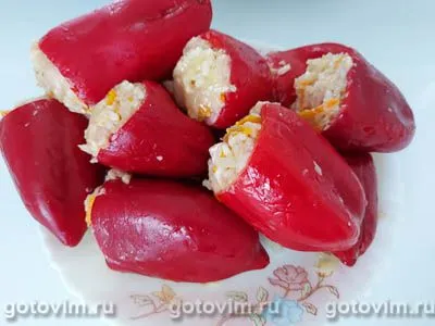 Фаршированный перец в томатно-сметанном соусе, Шаг 04