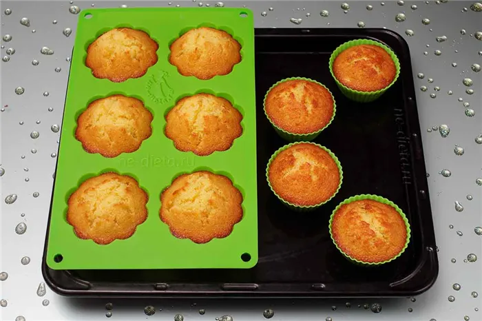 Апельсиновые кексы в духовке