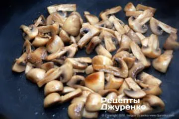 Жаренные грибы.