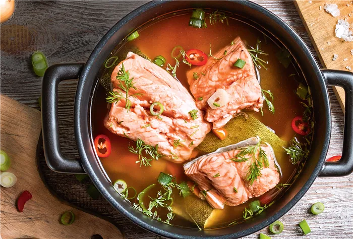 Рецепт острого рыбного супа