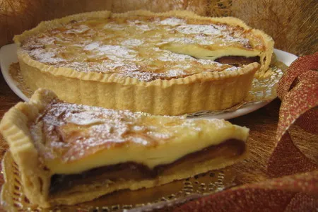 Тарт с финиками ( date and mascarpone tart)