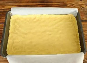 Рецепт песочного пирога с повидлом