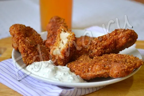 Рецепт куриных наггетсов в сырной панировке