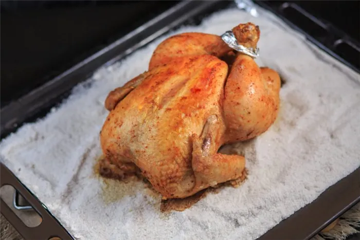 Рецепт курицы на соли в духовке
