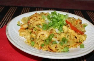 Жареный рис по-тайски с курицей - фото шага 8