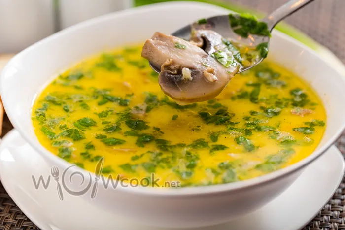 грибной суп с плавленным сыром рецепт