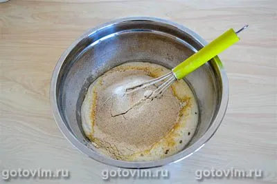 Пшенично-ржаной хлеб на сыворотке, Шаг 02