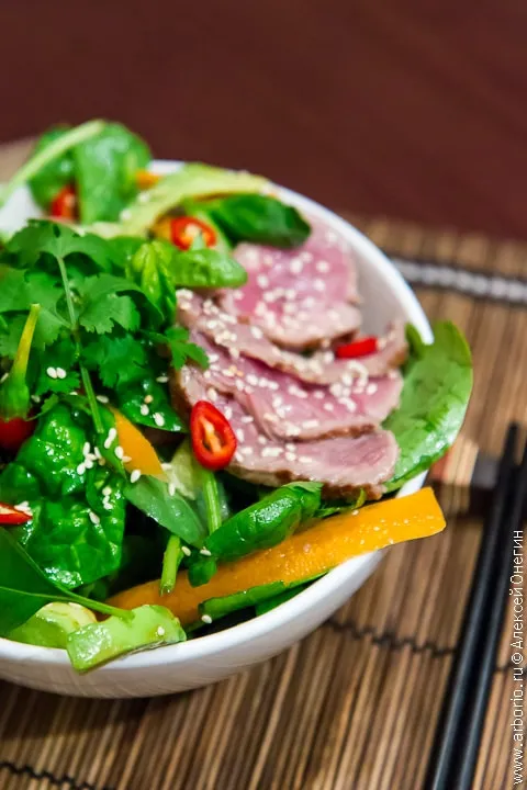 Тайский мясной салат рецепт с фото