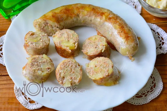 рецепт картофельной колбасы с фото пошагово