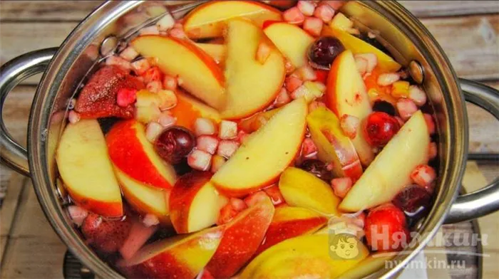 Как сварить вкусный компот в кастрюле: 5 простых рецептов из фруктов и ягод