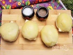 Картофель с беконом, запеченный в духовке - фото шаг 4