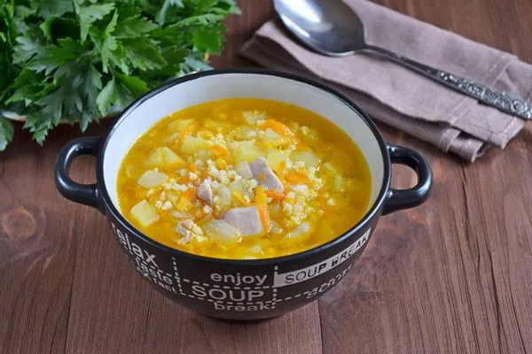 Куриный суп с пшеном и картошкой - рецепт с фото