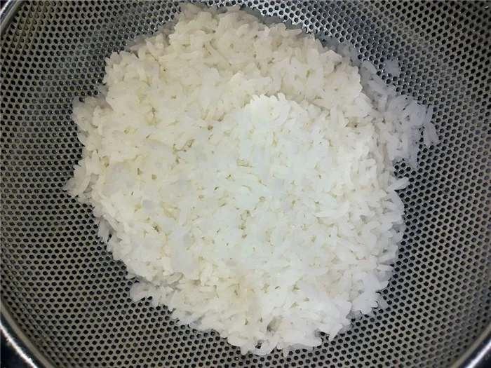 Сваренный рис