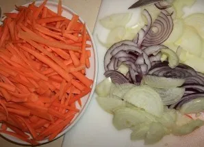 морковь лук
