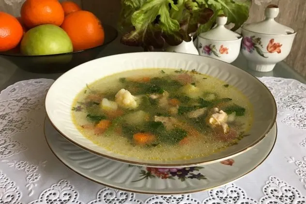Sup iz zamorozhennykh ovoshchey recept