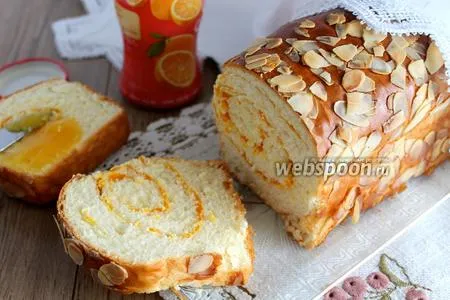 Фото рецепта Тостовый хлеб с миндальными лепестками