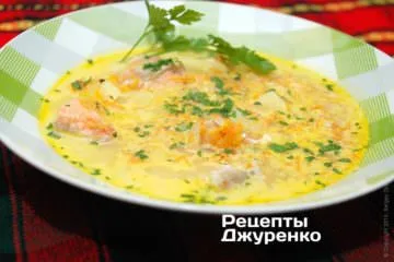 Рыбный суп со сливками