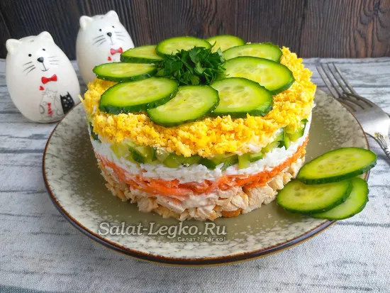 салат Бунито с корейской морковью
