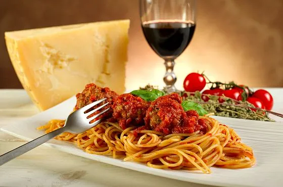 спагетти с фаршем